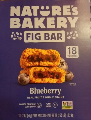 Blueberry Fig Bar front packaging