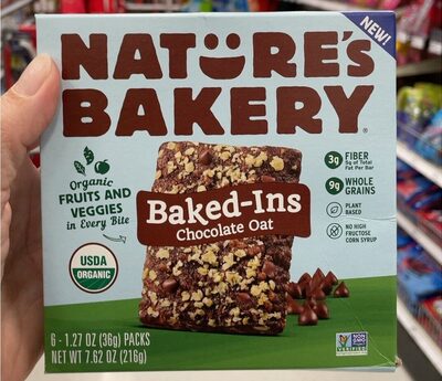 Chocolate Oat Baked-Ins front packaging