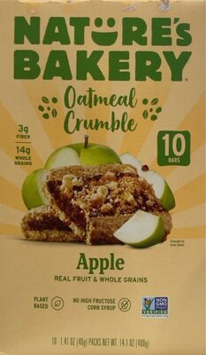Apple Oatmeal Crumble Bars