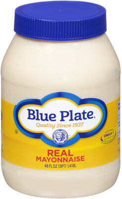 Real mayonnaise front packaging