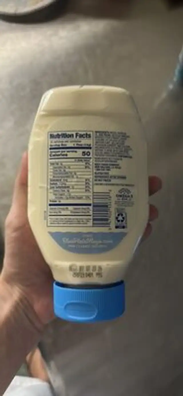 Light Mayonnaise nutrition facts table