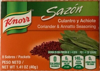 Sazón front packaging