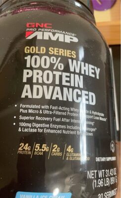 Gold series whey protein