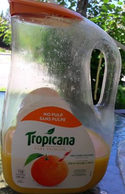 100% Pure & Natural No Pulp Orange Juice