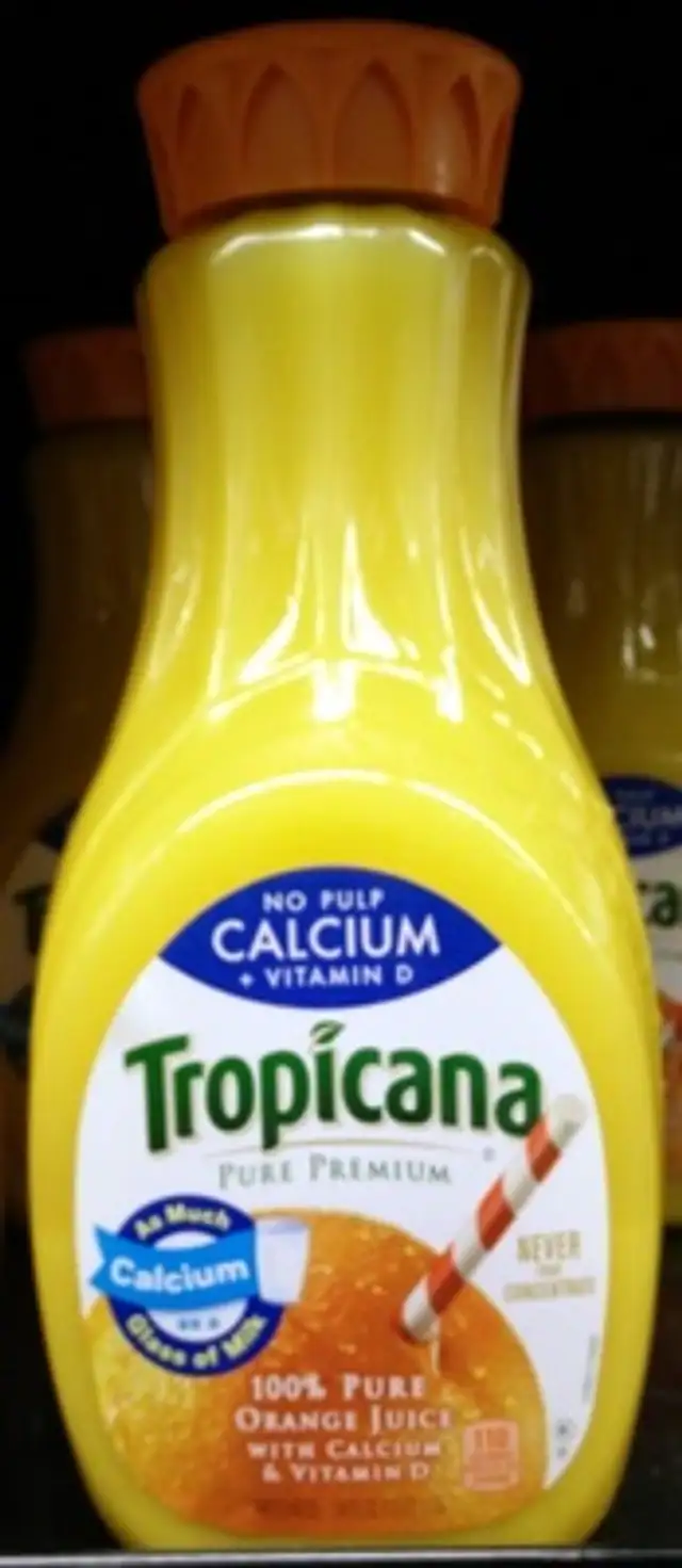 Pure Premium Orange Juice Calcium And Vitamin D No Pulp front packaging