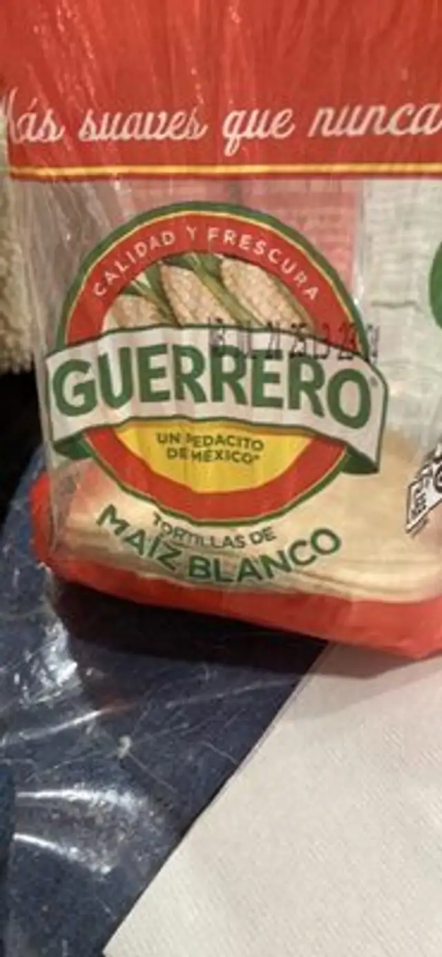 Tortillas de Maíz Blanco front packaging