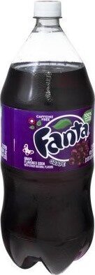 Fanta Grape Flavored Soda front packaging