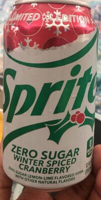 Cranberry sprite front packaging