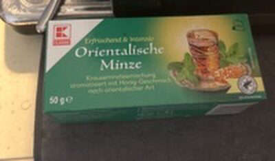orientalische Minze front packaging