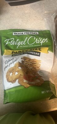 Pretzel Crisps Garlic Parmesan