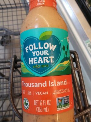 Vegan Thousand Island Salad Dressing front packaging