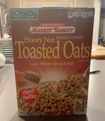 Honey nut toasted oats cereal