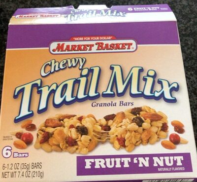 Chewy Trail Mix Granola Bars