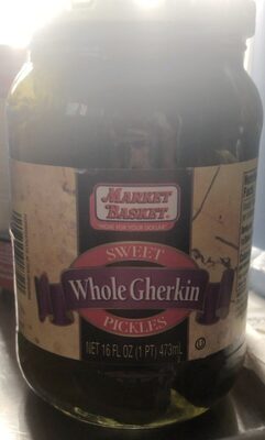 whole gherkin sweet pickles