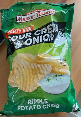 Sour Cream And Onion Ripple Chips