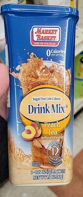 Peach tea front packaging
