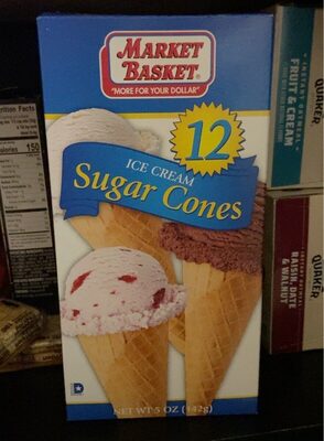 Ice cream sugar cones