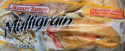 Bagels multigrain front packaging