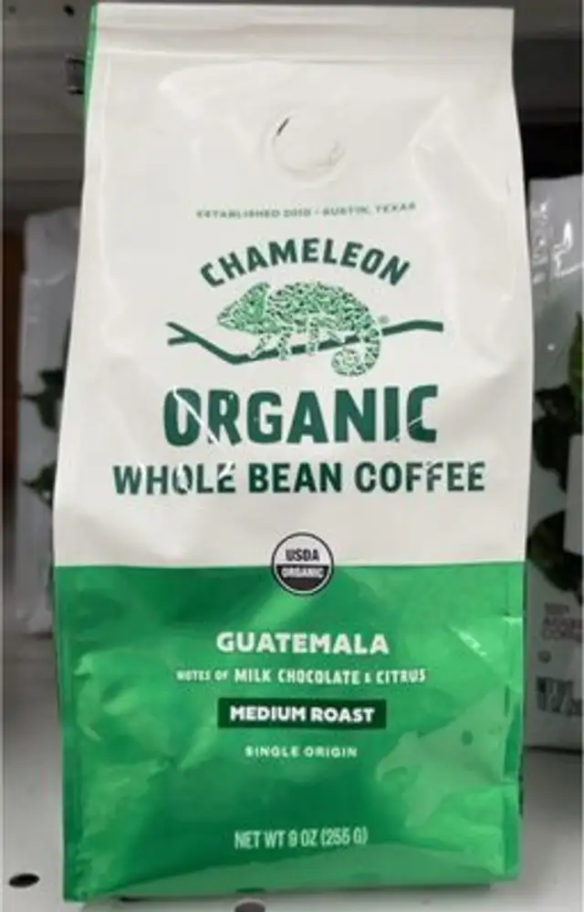 Organic whole bean coffee