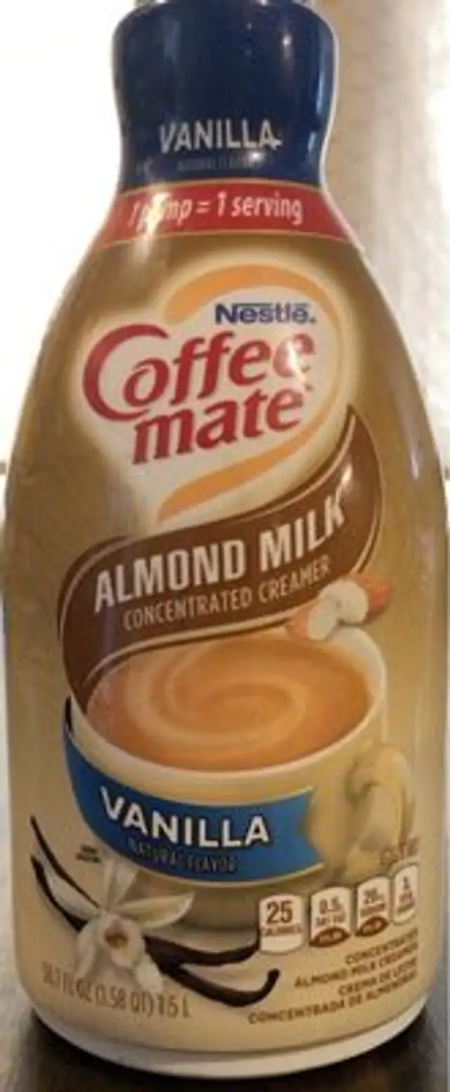 Almond milk concentrate creamer