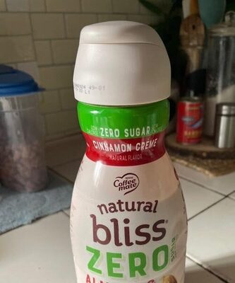 Natural Bliss Almond and Coconut Zero Sugar