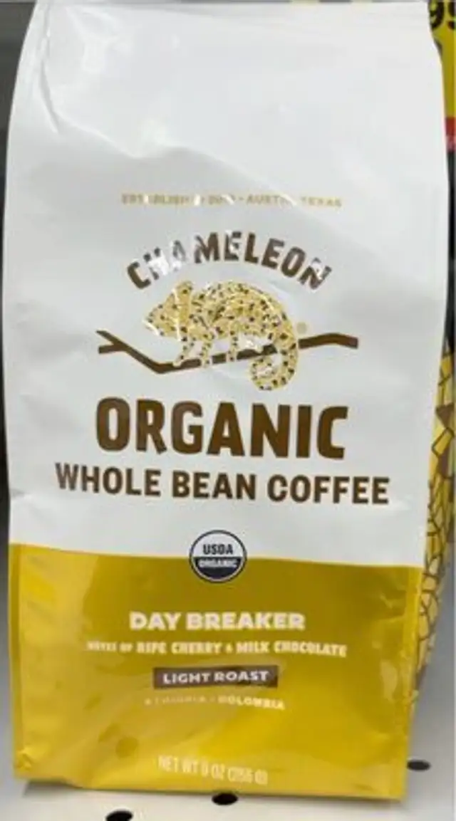 Organic whole bean coffee