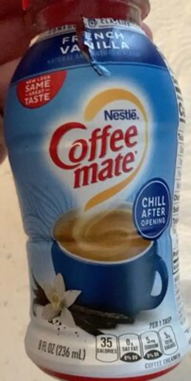 Coffeemate liquid creamer french vanilla
