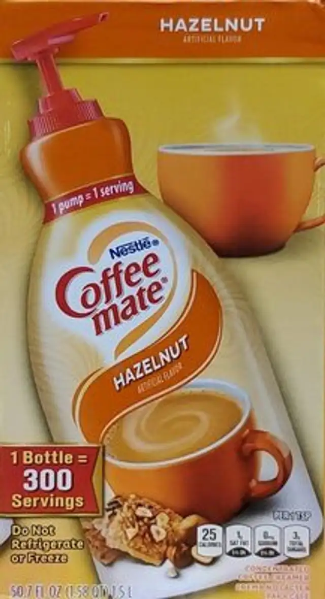 Nestle coffee mate hazelnut