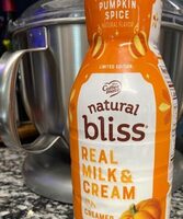Natural Bliss Pumpkin Spice Creamer