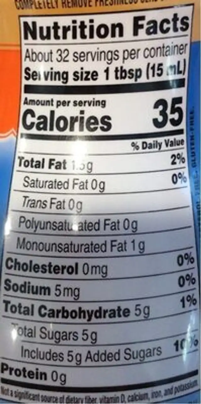 Nestle coffee creamer pumpkin spice nutrition facts table