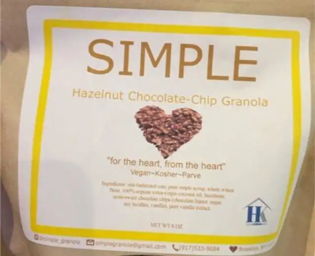 Hazelnut chocolate chip granola