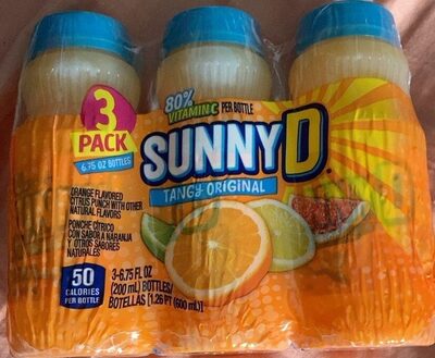 SunnyD front packaging