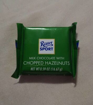 Milk Chocolate with chopped hazelnuts