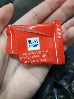 Dark Chocolate with Marizpan Filling