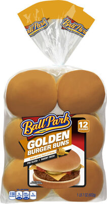Golden Hamburger Buns