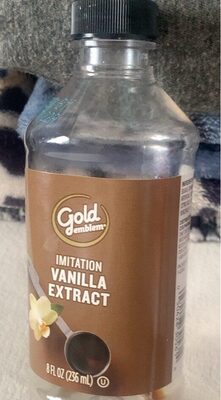 Imitation Vanilla Extract front packaging