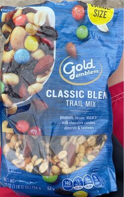 Classic blend trail mix front packaging