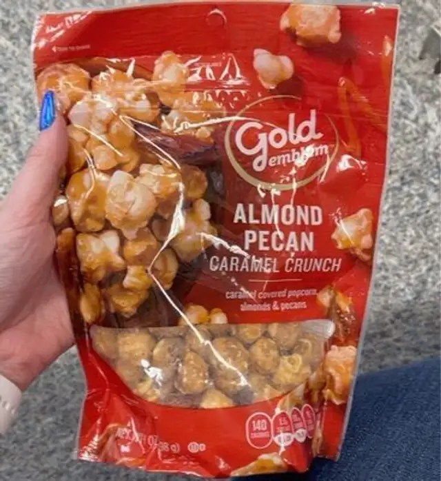 Almond pecan carmel crunch