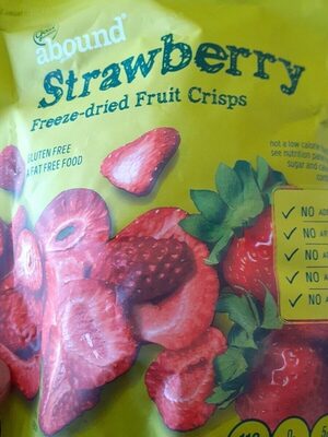 Strawberry Freeze-dried Fruit Crisps front packaging