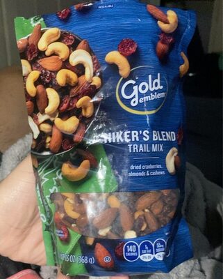 Hikers blend trail mix