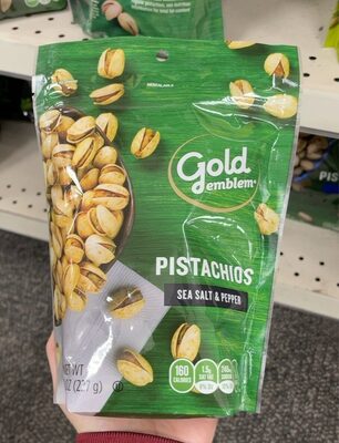 Pistachios (sea salt & pepper) front packaging