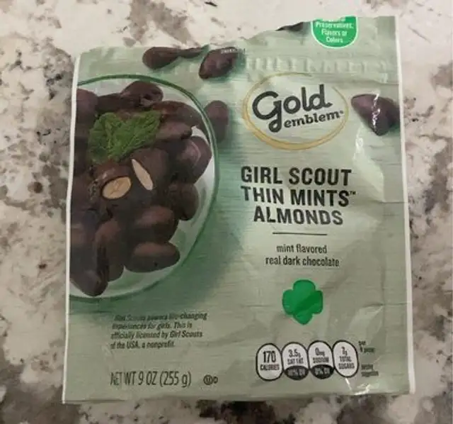 Girl Scout Thin Mints Almonds