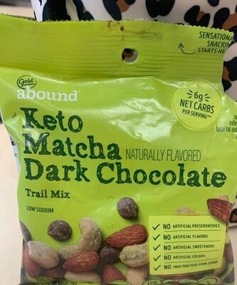 Keto Matcha Dark chocolate trail mix