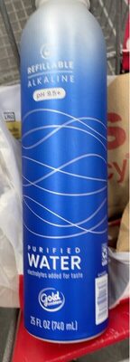 Refillable Alkaline Purified Water