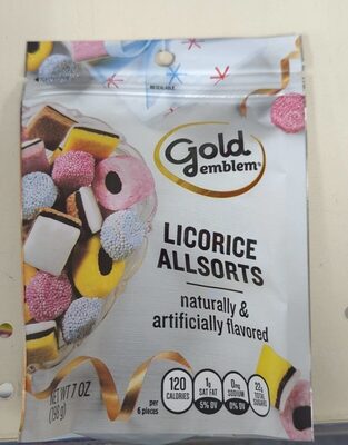 Gold emblem licorice allsorts