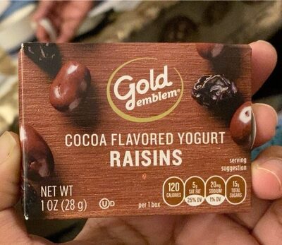 Cocoa flavoured yogurt