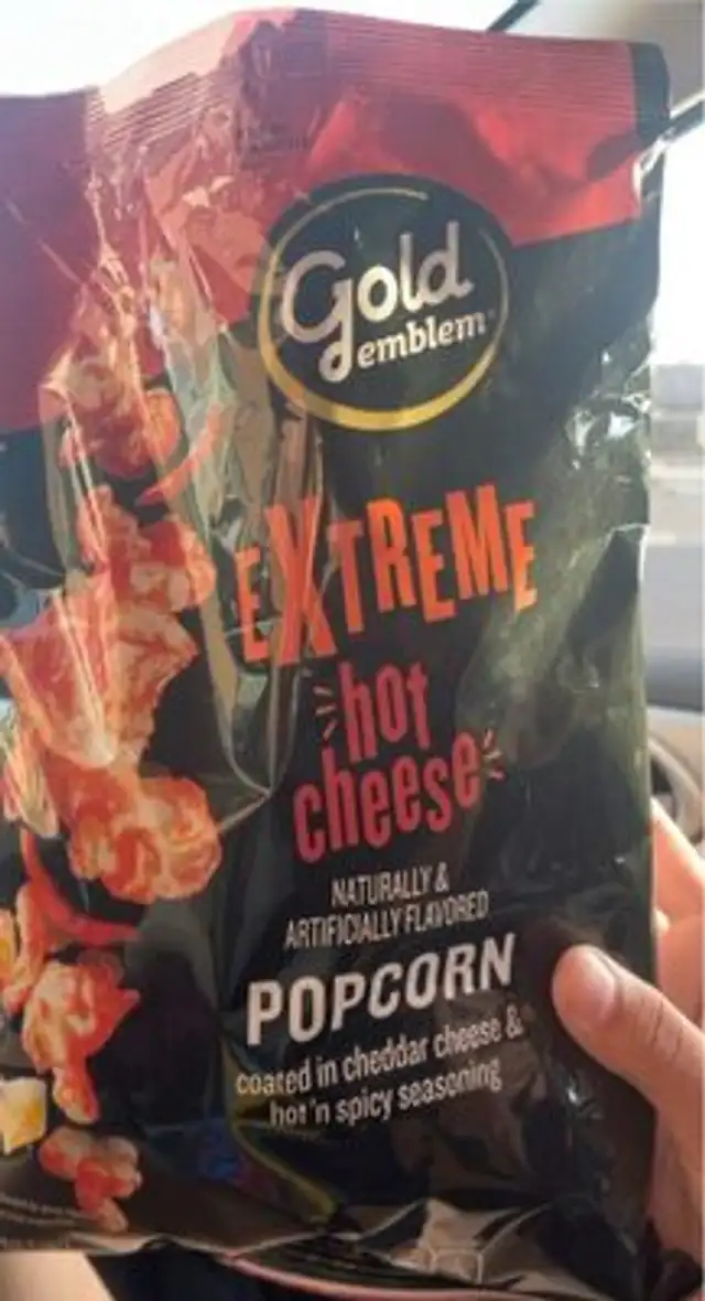 Extreme  hot cheese popcorn