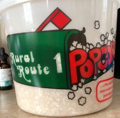 Gourmet White Popping Corn front packaging