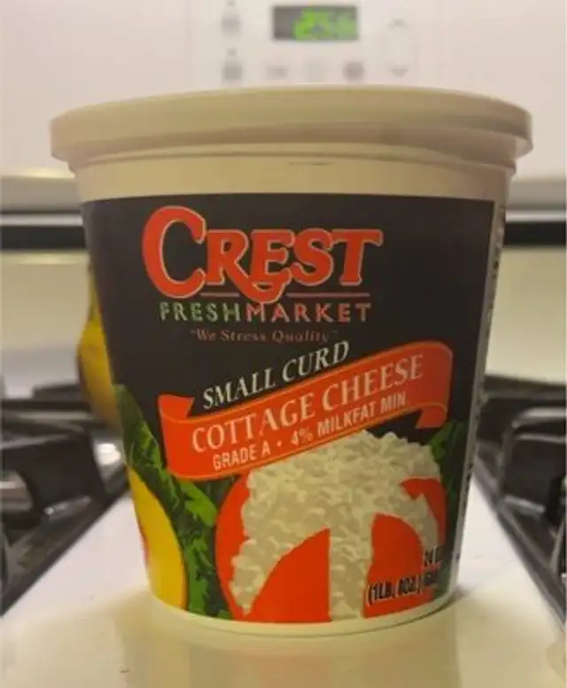 Small curd cottage cheese