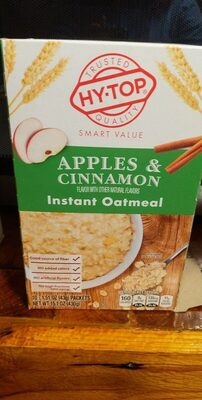 Apples and cinnamon instant oatmeal